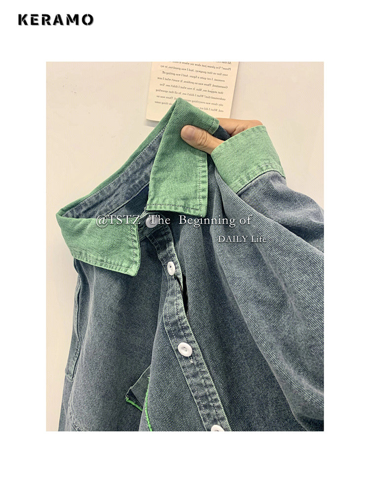 2023 Autumn Women Korean Fashi - Women Fashion Jeans Top ulasan dan harga