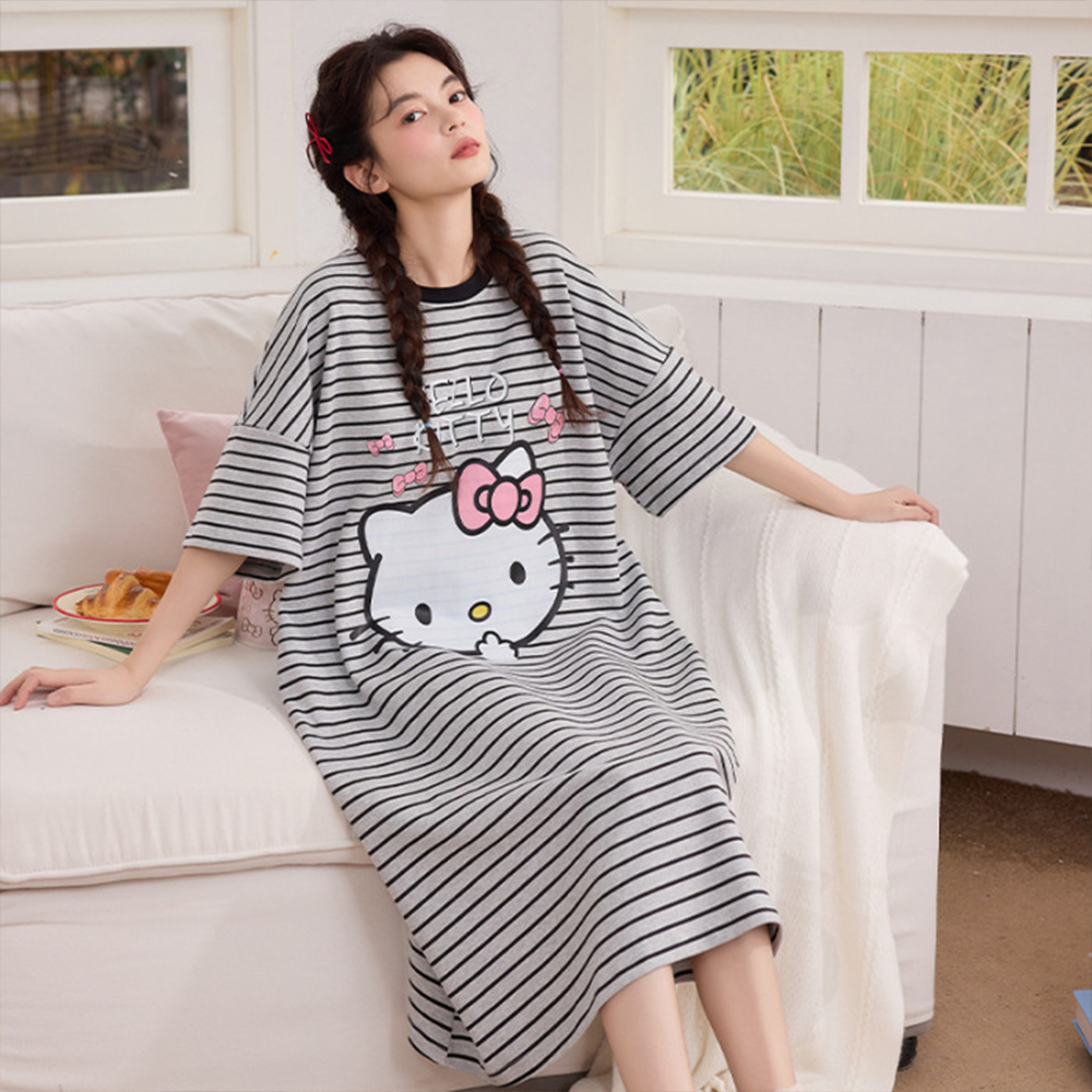 New Cute Hello Kitty Women Sle - Women'S Fashion Pajamas ulasan dan harga