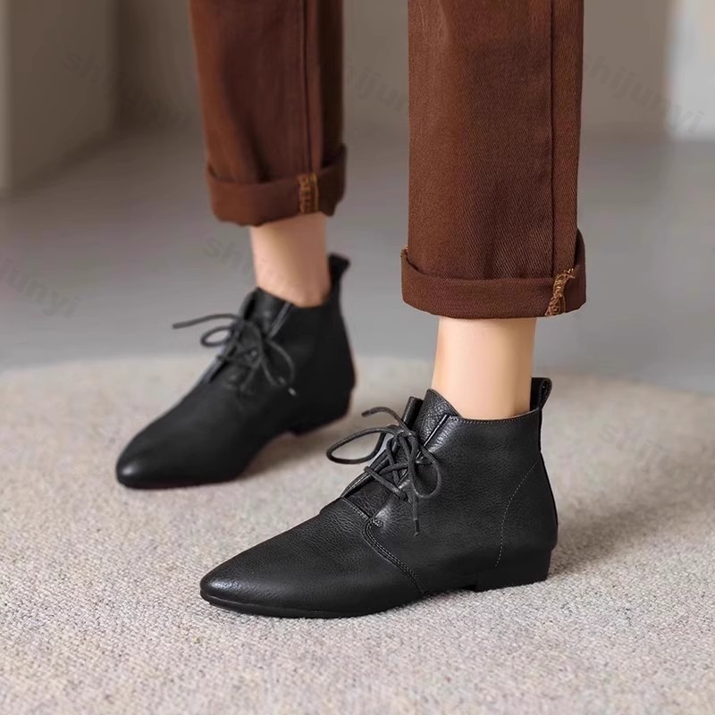 Women Short Boots 2025 Leather - Women'S Fashion Trends Autumn 2025 ulasan dan harga