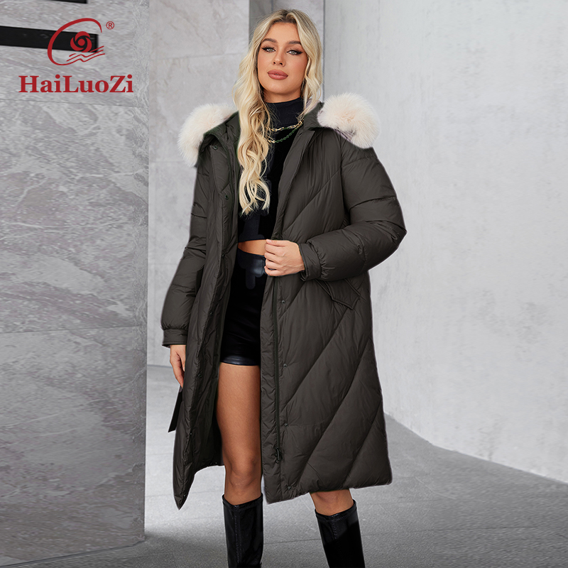 HaiLuoZi 2024 Women's Winter P - Women'S Fashion Parka ulasan dan harga