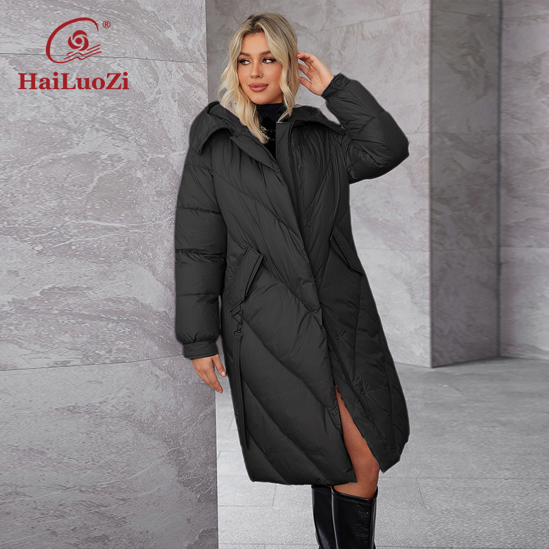 HaiLuoZi 2024 Women's Winter P - Women'S Fashion Parka ulasan dan harga
