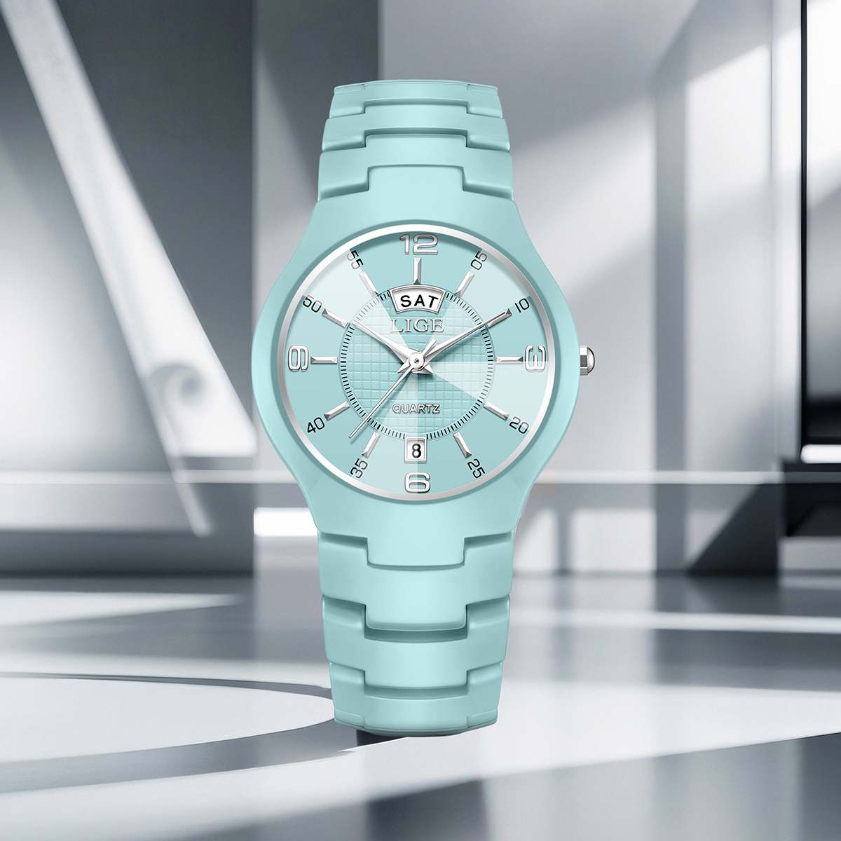 LIGE Luxury Elegant Quartz Wom - Women Fashion Simple ulasan dan harga