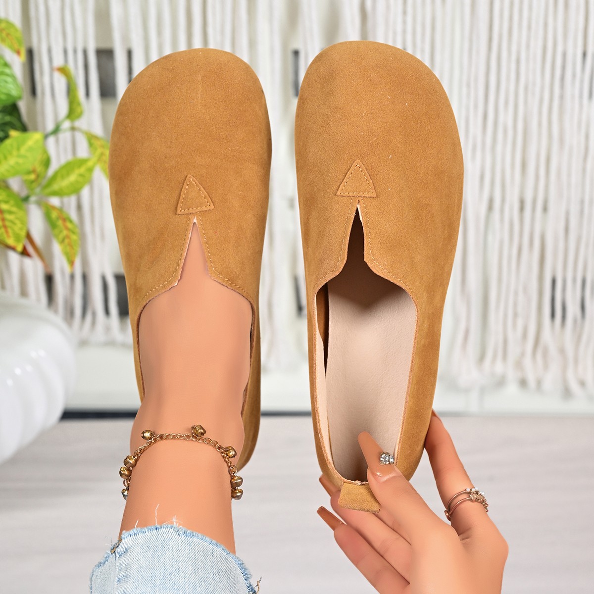 Women's Flat Shoes Slip-on Rou - Women'S Fashion Quick Delivery ulasan dan harga