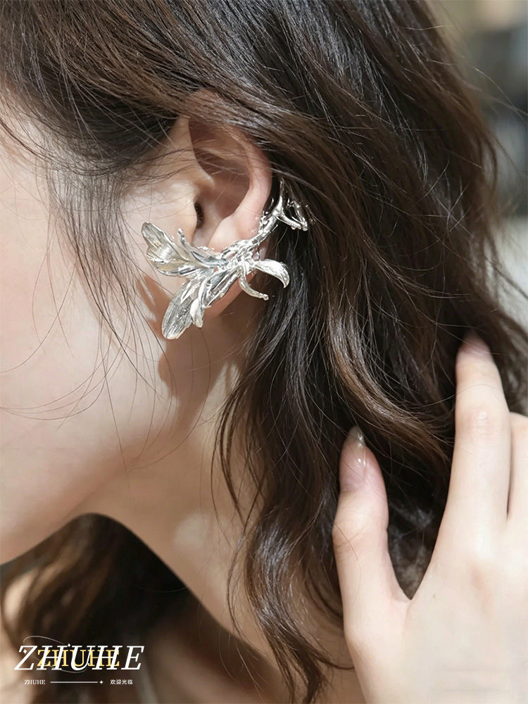 Edgy Copper Spider Web Ear Cuf - Women'S Fashion Edgy ulasan dan harga