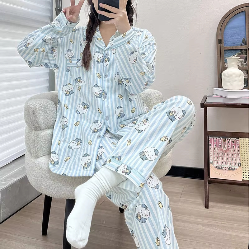 Kawaii Chiikawa Women's Sleepw - Women'S Fashion Pajamas ulasan dan harga