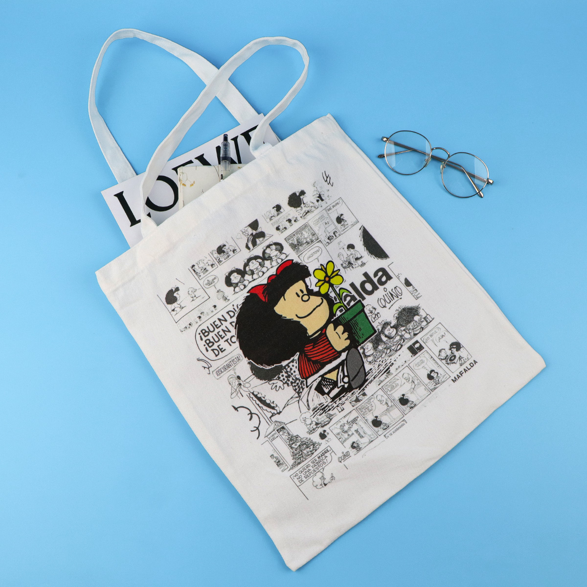 Fashion Canvas Tote Bag Women  - Canvas Tote Bag ulasan dan harga