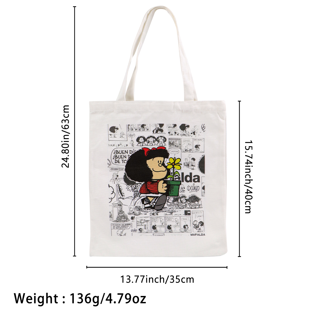 Fashion Canvas Tote Bag Women  - Canvas Tote Bag ulasan dan harga