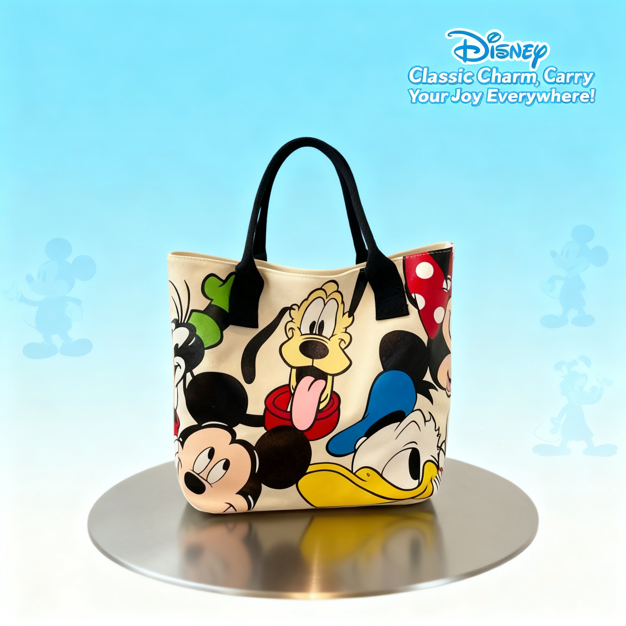 Disney Mickey Mouse Minnie Lar - Canvas Tote Bag ulasan dan harga