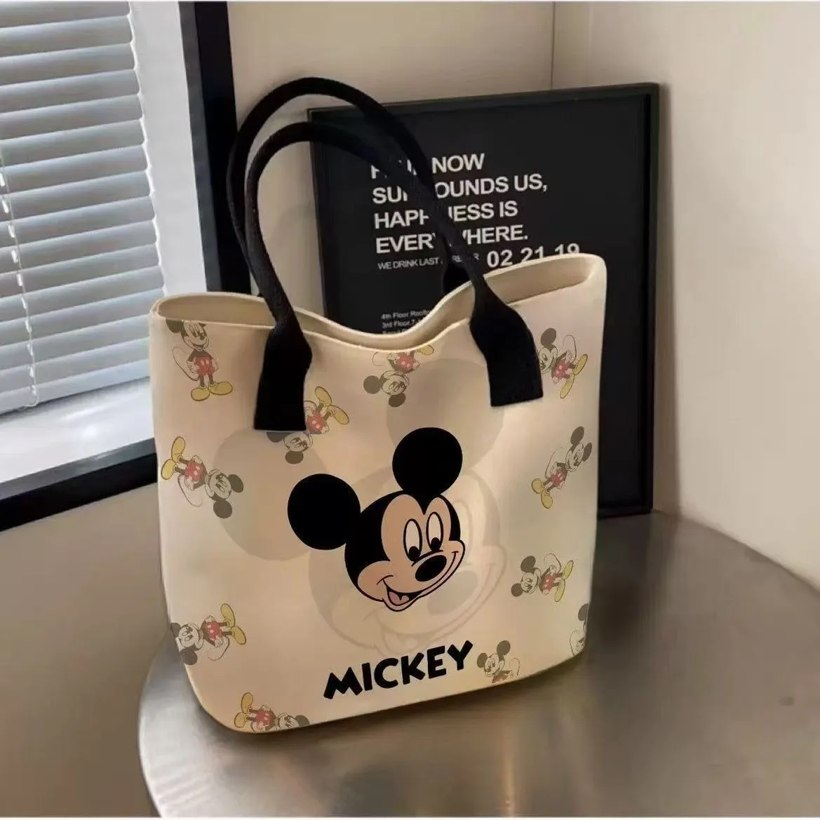 Disney Mickey Mouse Minnie Lar - Canvas Tote Bag ulasan dan harga