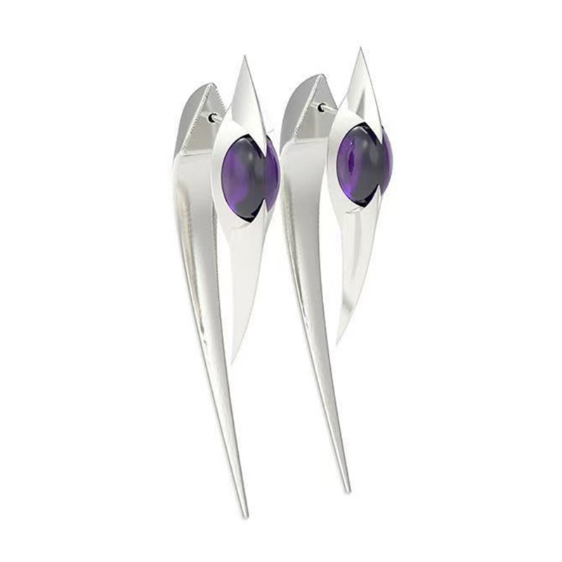 Edgy Punk Rock Spikes Studs Ea - Women'S Fashion Edgy ulasan dan harga