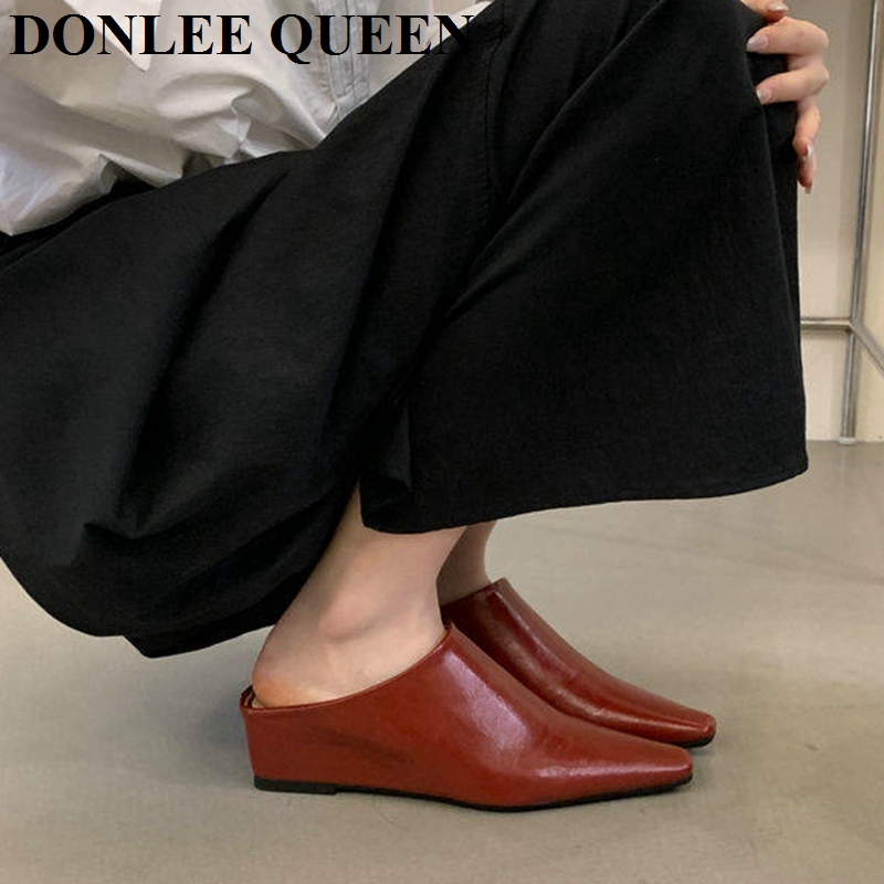 Women Fashion Close Toe Mule S - Women Queen Fashion ulasan dan harga