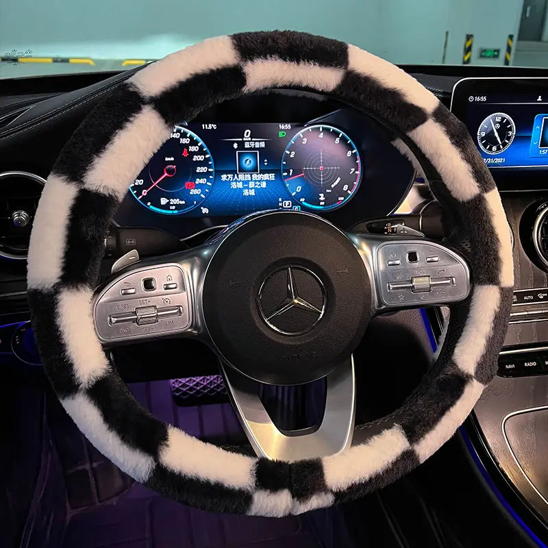 Winter Car Steering Wheel Cove - Women Fashion Hub ulasan dan harga