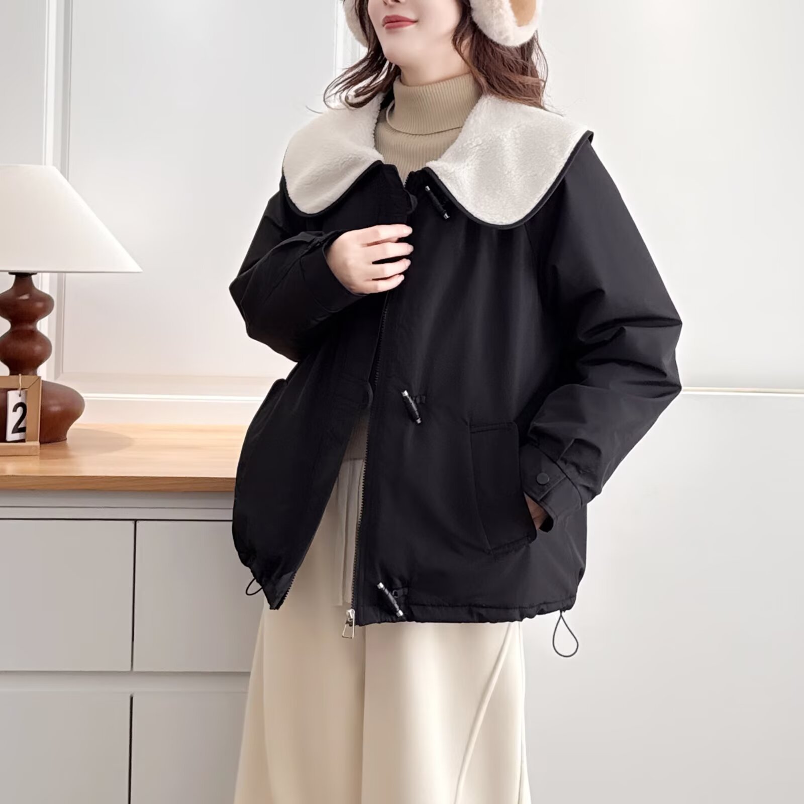 XXXXL Fashion Plus Size Women' - Women'S Fashion Parka ulasan dan harga