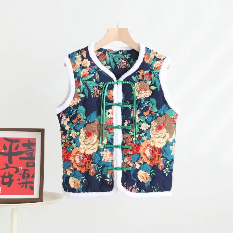 Plus size Chinese Style Knot b - Women'S Fashion Parka ulasan dan harga