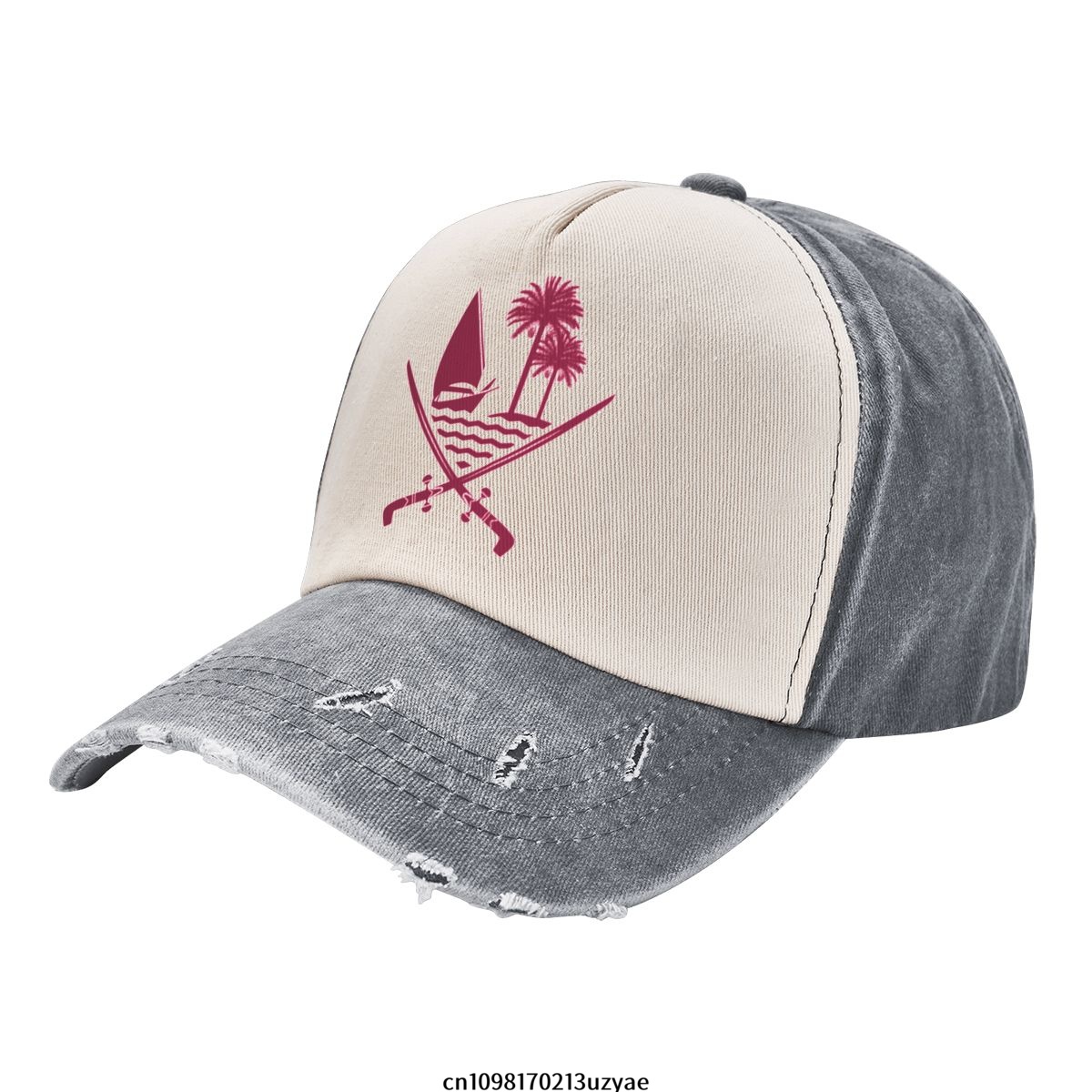 Emblem Of Qatar Cowboy Hat Wom - Women Fashion Qatar ulasan dan harga