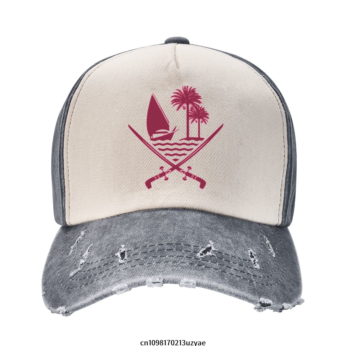 Emblem Of Qatar Cowboy Hat Wom - Women Fashion Qatar ulasan dan harga