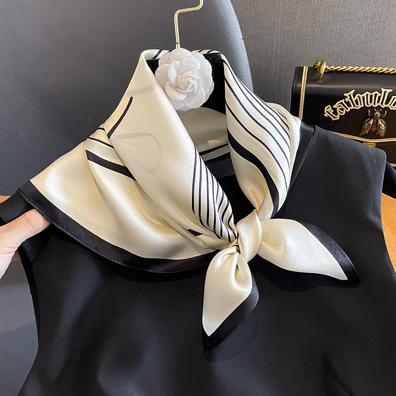 Design Shawl 100% Real Silk Sq - Women Fashion Necktie ulasan dan harga