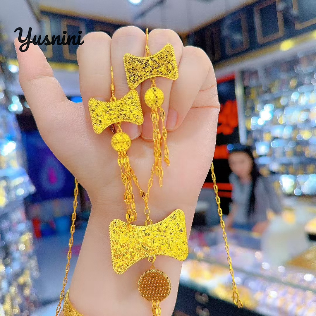 New UK 24K Gold Plated Necklac - Women Fashion Uk ulasan dan harga