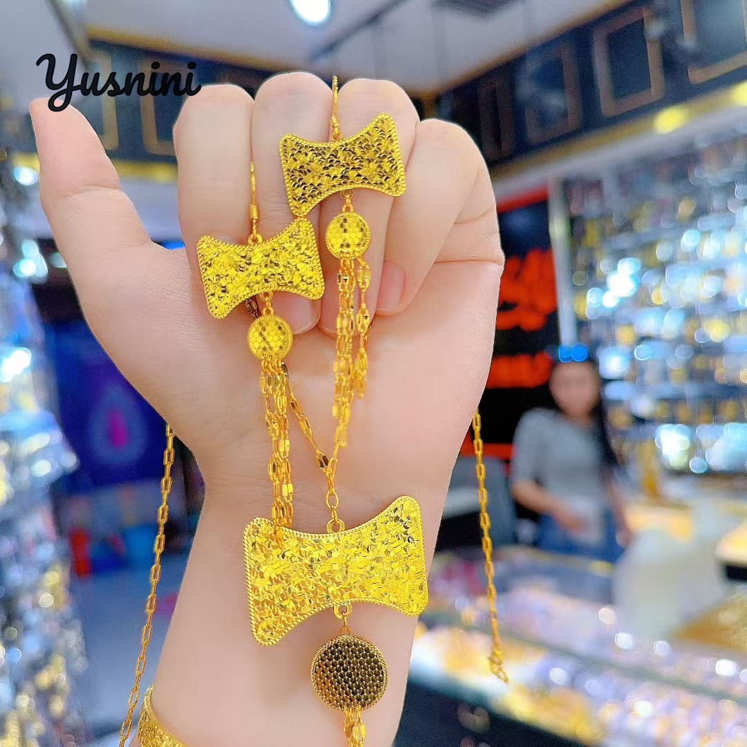 New UK 24K Gold Plated Necklac - Women Fashion Uk ulasan dan harga