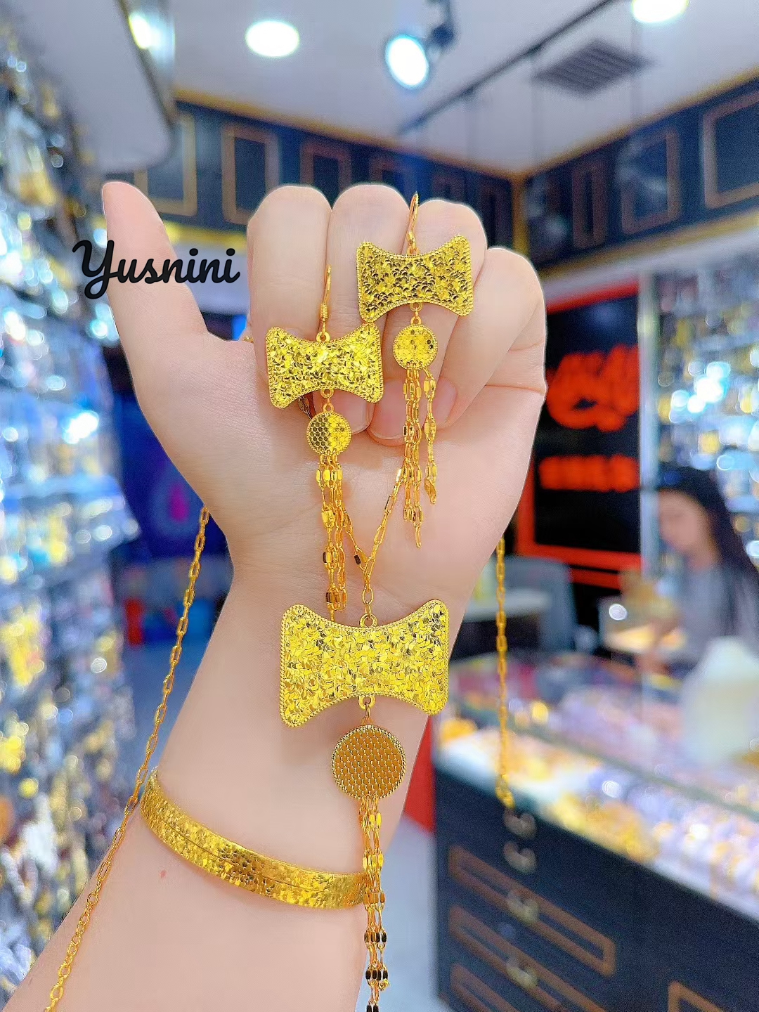 New UK 24K Gold Plated Necklac - Women Fashion Uk ulasan dan harga