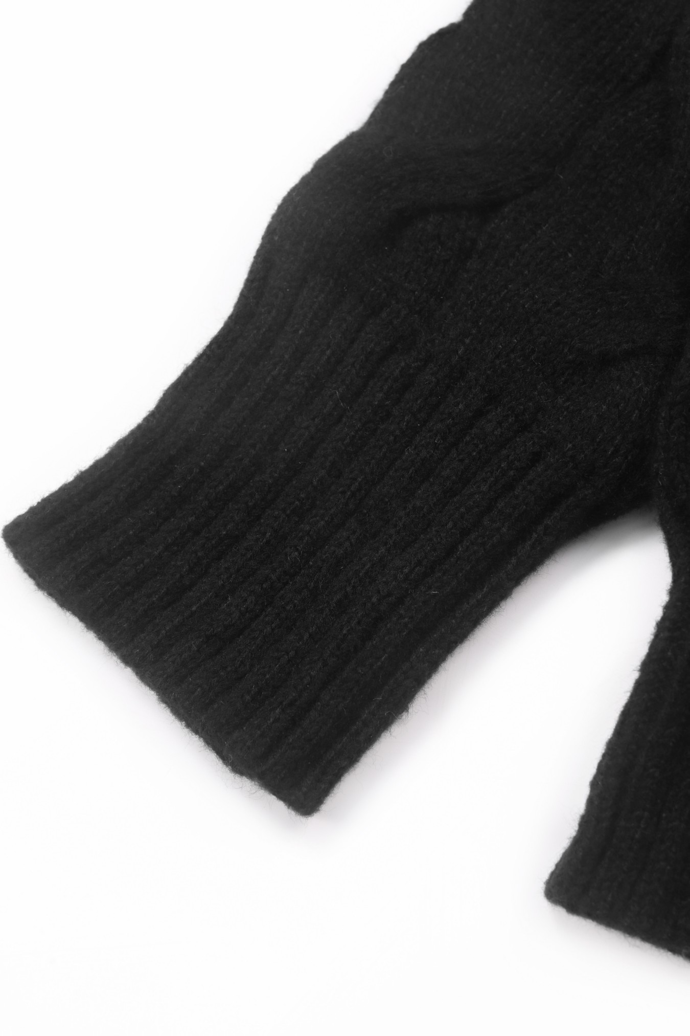 Women's Black Oversized Cable  - Longline Cardigan Knit ulasan dan harga