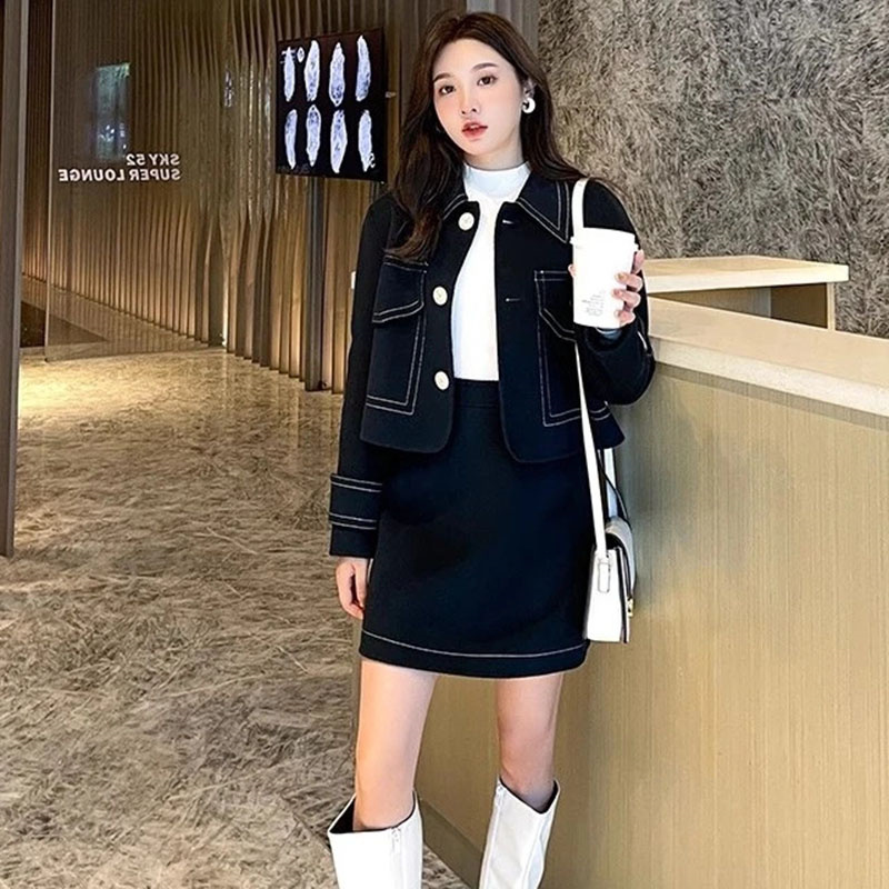 Spring Autumn Feminine Fashion - Women Fashion Jeans Top ulasan dan harga