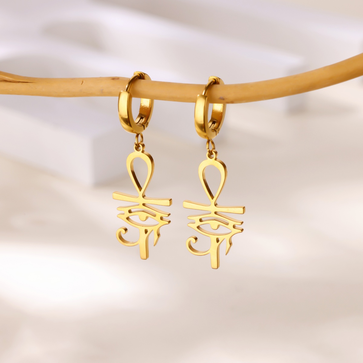 Eye of Horus Egypt Pendant Ear - Women Fashion Egypt ulasan dan harga