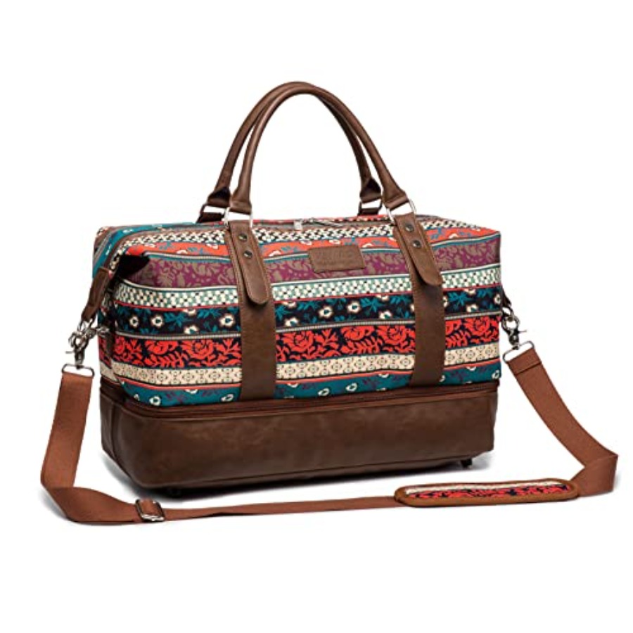Garment Bag with Shoes Compart - Canvas Tote Bag ulasan dan harga