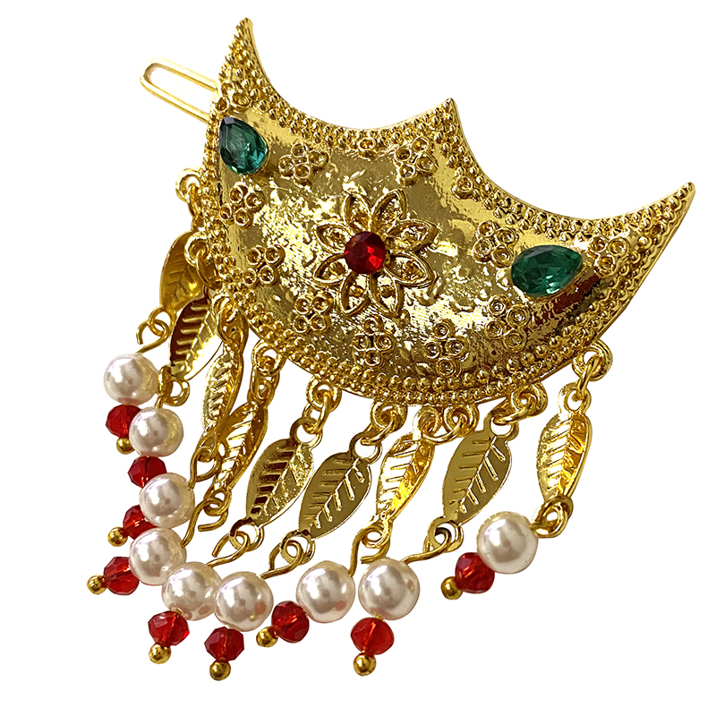 Ethiopian hair clip, emerald,  - Women Fashion Qatar ulasan dan harga