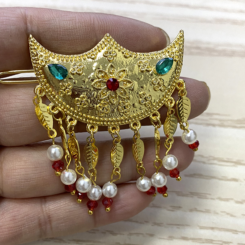 Ethiopian hair clip, emerald,  - Women Fashion Qatar ulasan dan harga