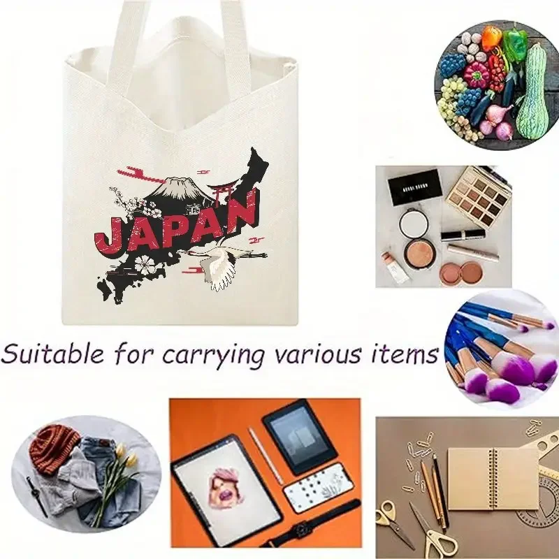 London UK Graphic Canvas Tote  - Women Fashion Uk ulasan dan harga