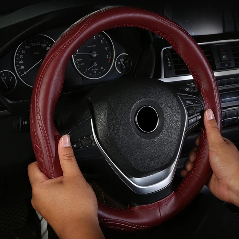 DIY Leather Car Steering Wheel - Women Fashion Hub ulasan dan harga
