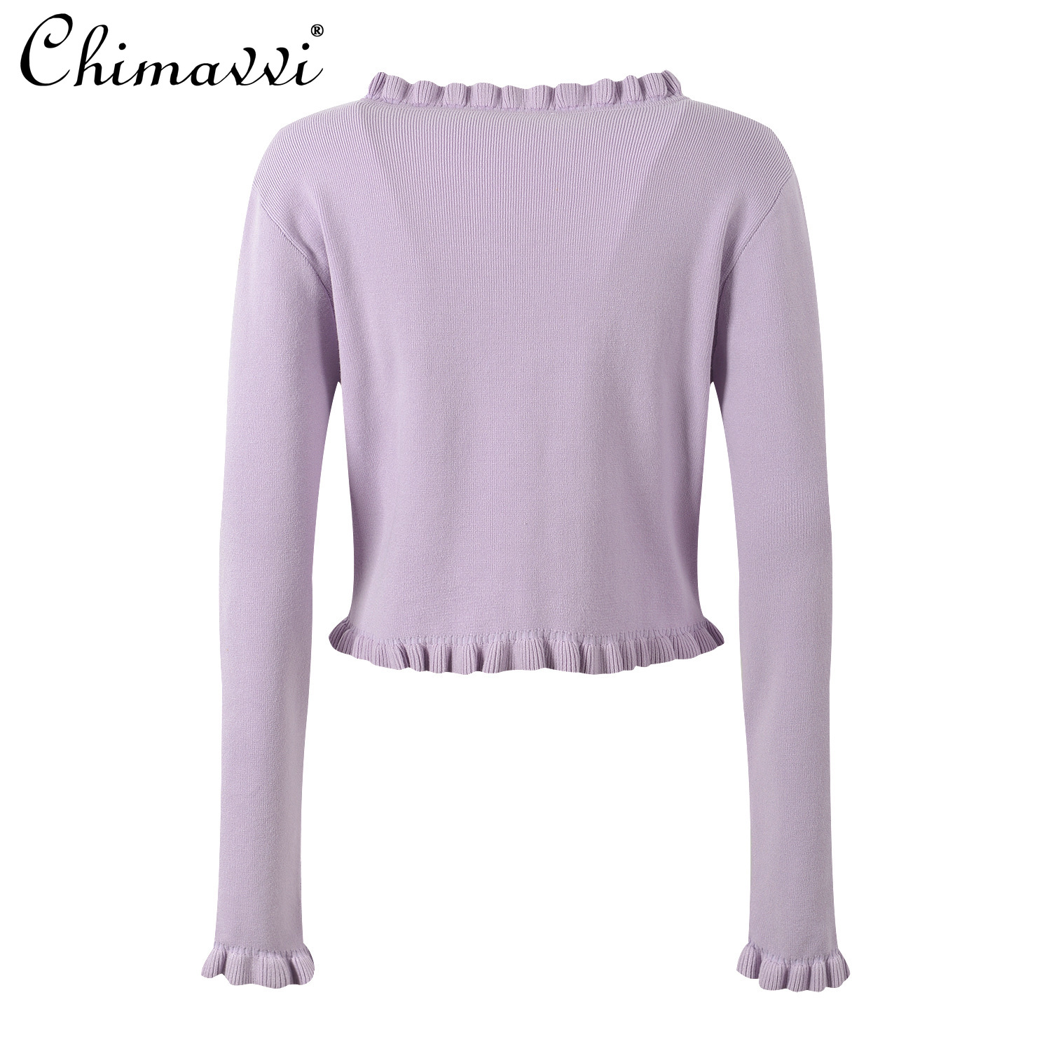 French 3D Flower Hot Diamond F - Longline Cardigan Knit ulasan dan harga