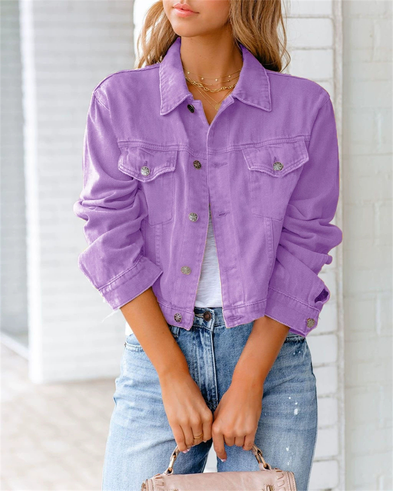 2026 Spring Summer Women Denim - Women Fashion Jeans Top ulasan dan harga
