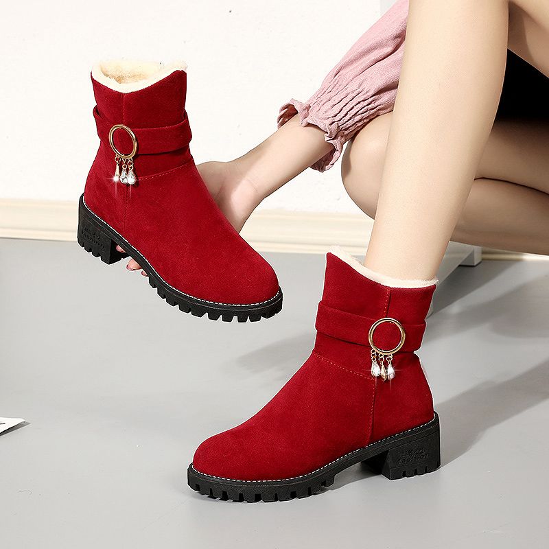 Big Red Half High Suede Tassel - Women'S Fashion Trends Autumn 2025 ulasan dan harga