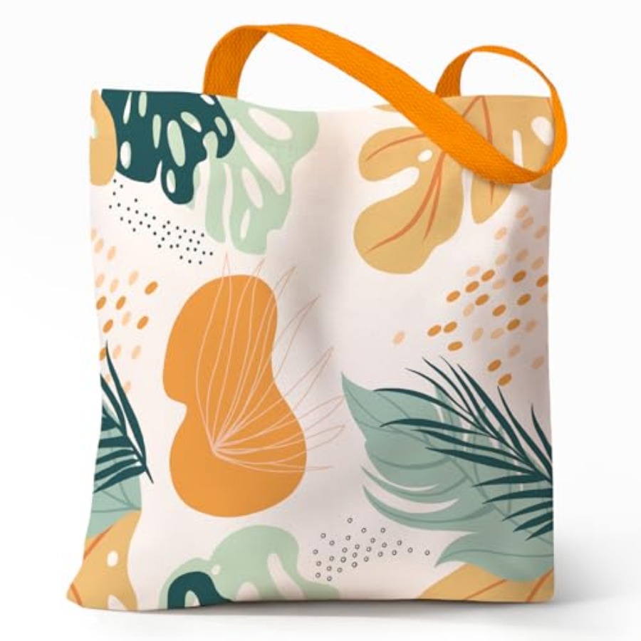 Cute Aesthetic Canvas Tote Bag - Canvas Tote Bag ulasan dan harga