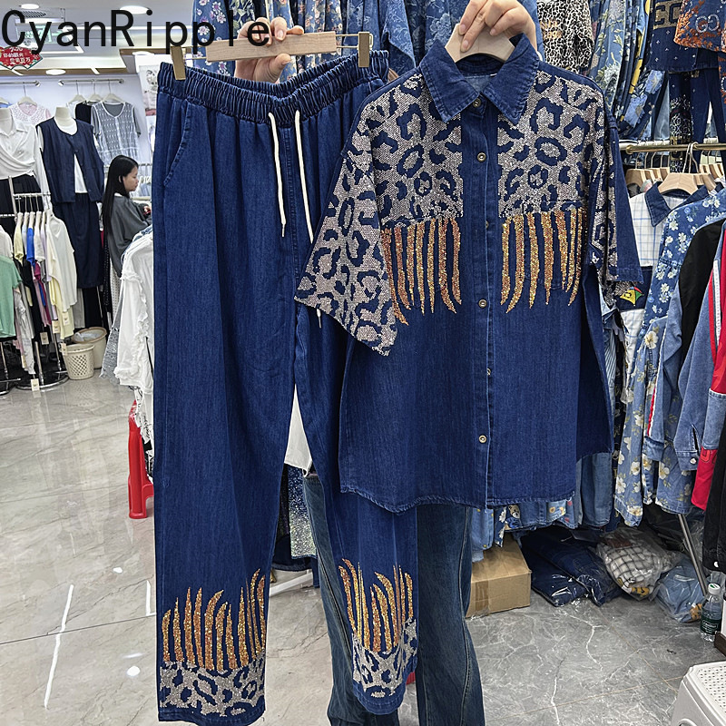 Fashion Spring Summer Women Tw - Women Fashion Jeans Top ulasan dan harga