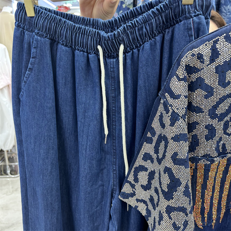 Fashion Spring Summer Women Tw - Women Fashion Jeans Top ulasan dan harga