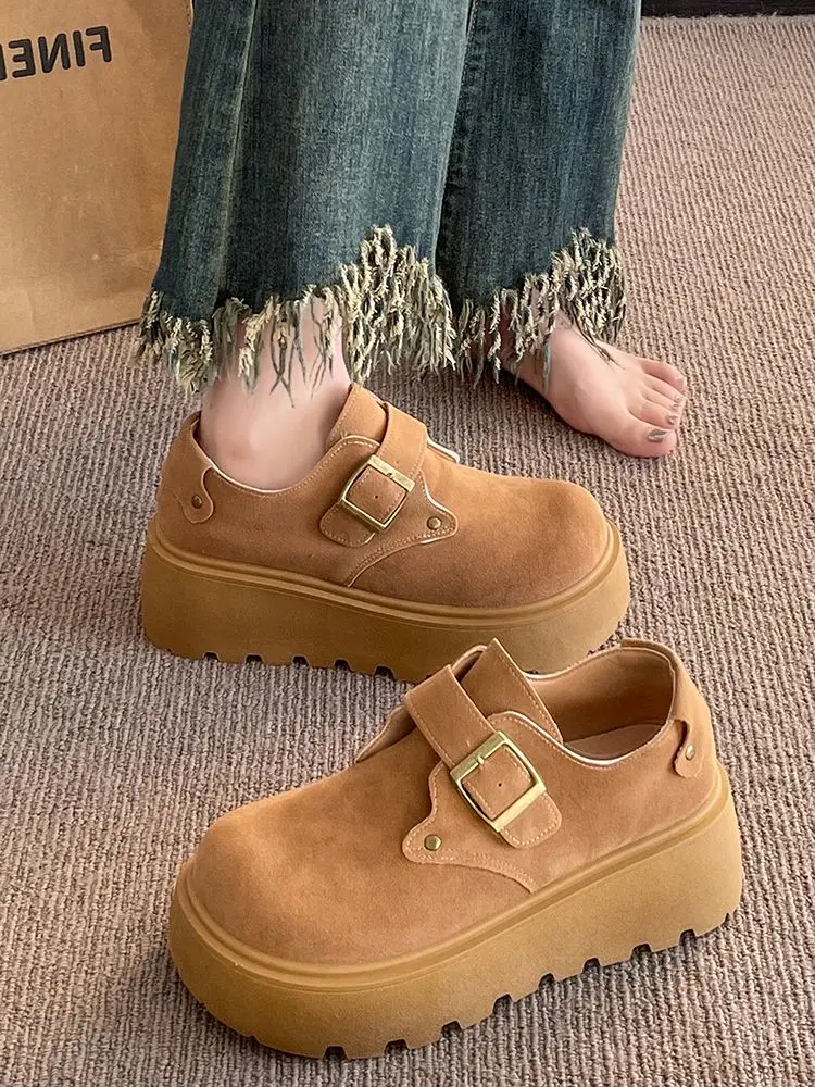 Round Toe High Heels Platform  - Women'S Fashion Quick Delivery ulasan dan harga
