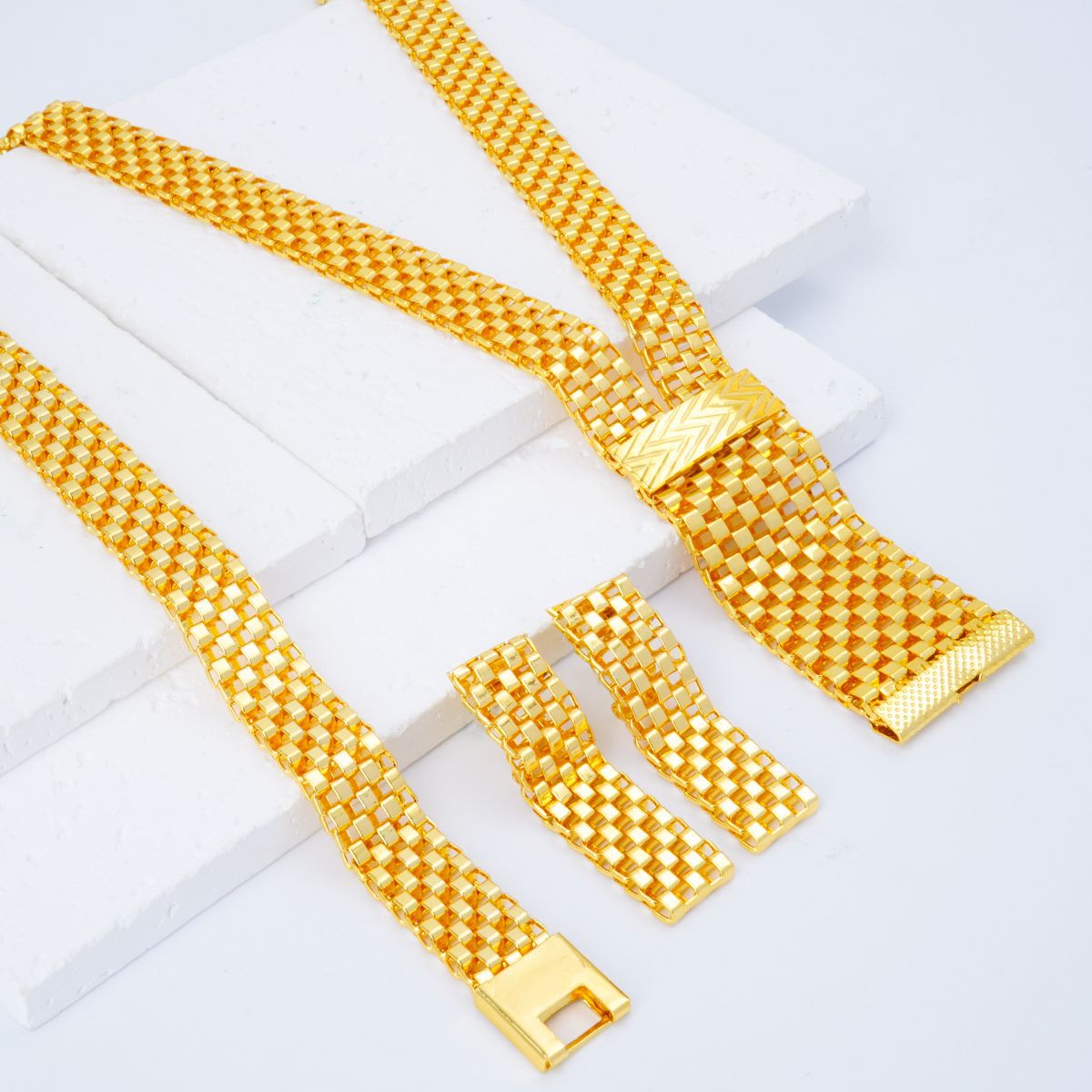 New UK 24K Gold Plated Necklac - Women Fashion Uk ulasan dan harga