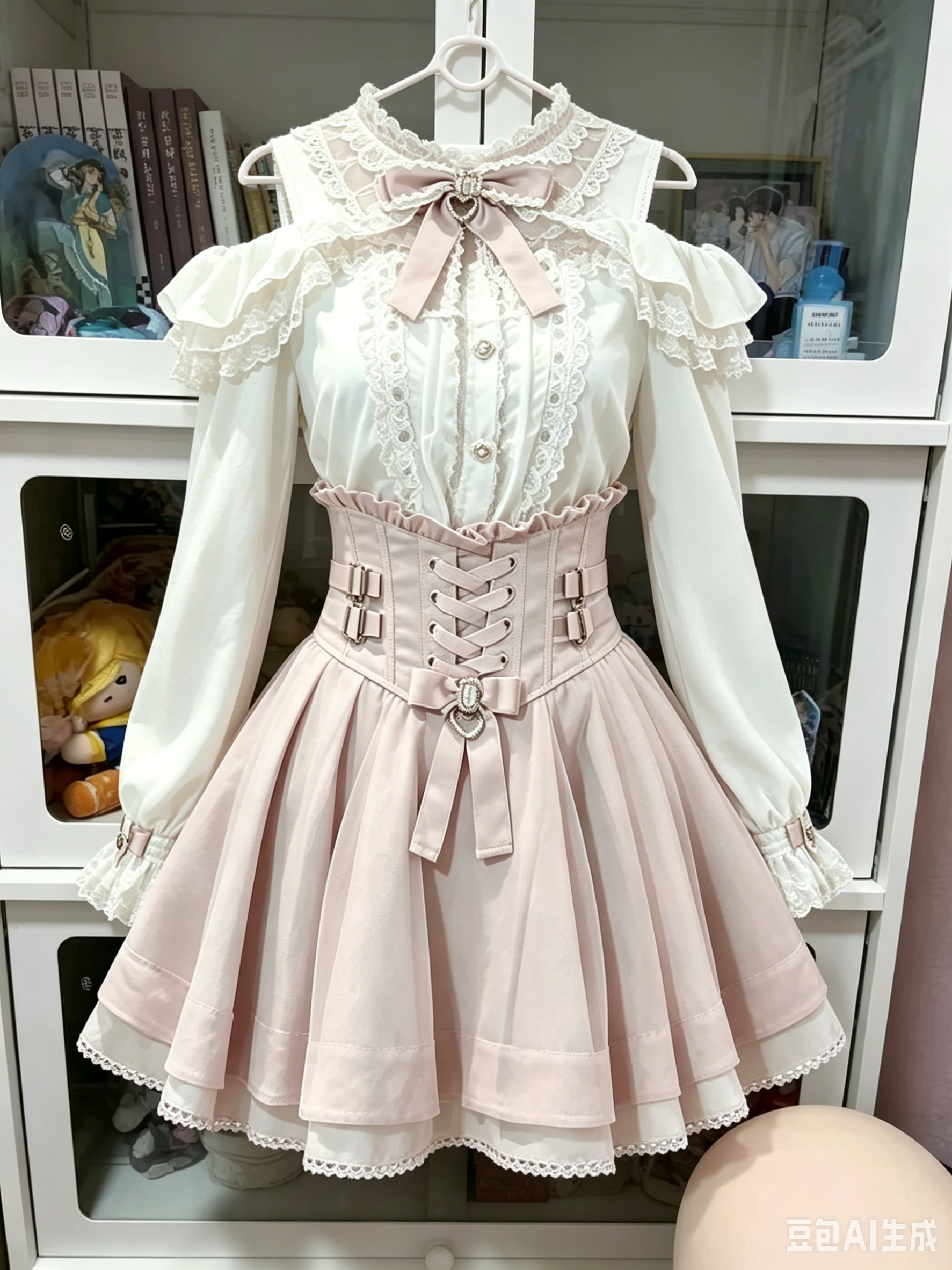 Japanese Sweet Lolita Women Bo - Longline Cardigan Knit ulasan dan harga