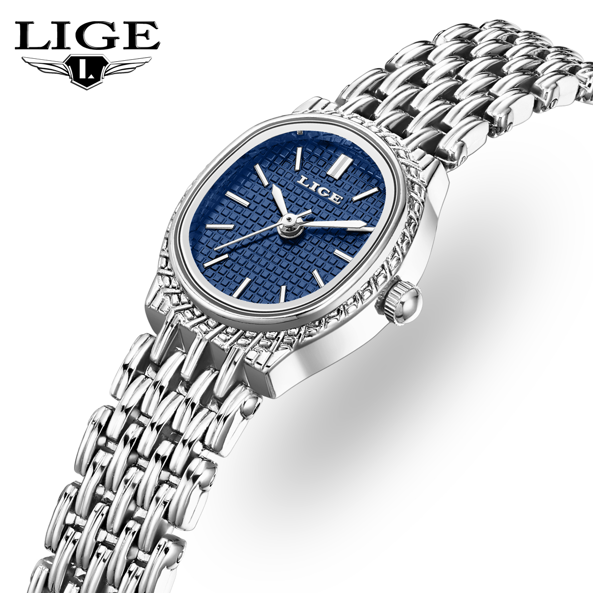 LIGE Fashion Elegant Quartz Wo - Women Fashion Simple ulasan dan harga